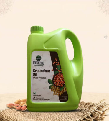 Wood pressed groundnut oil | 5 Litre Jar